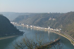 Burg Katz mit St. Goarshausen